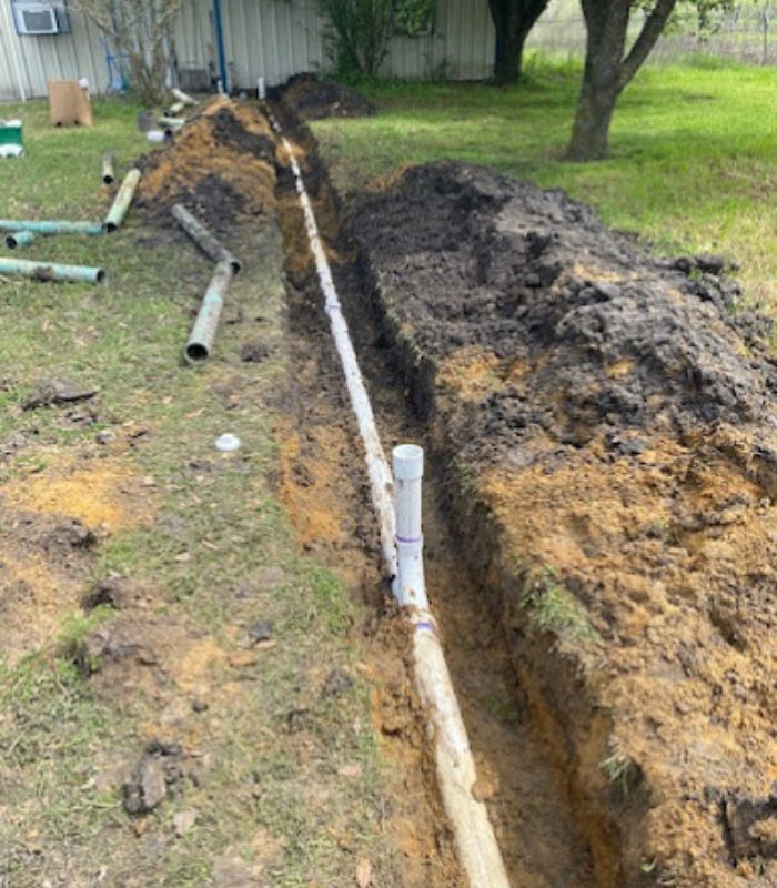 Water Line Replacement Installation in Midlothian